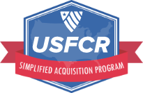 USFCR Simplified Acquisition Program badge